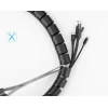 Органайзер для кабеля Ugreen Cover Cable Organizer 5m Black (UGR451BLK)