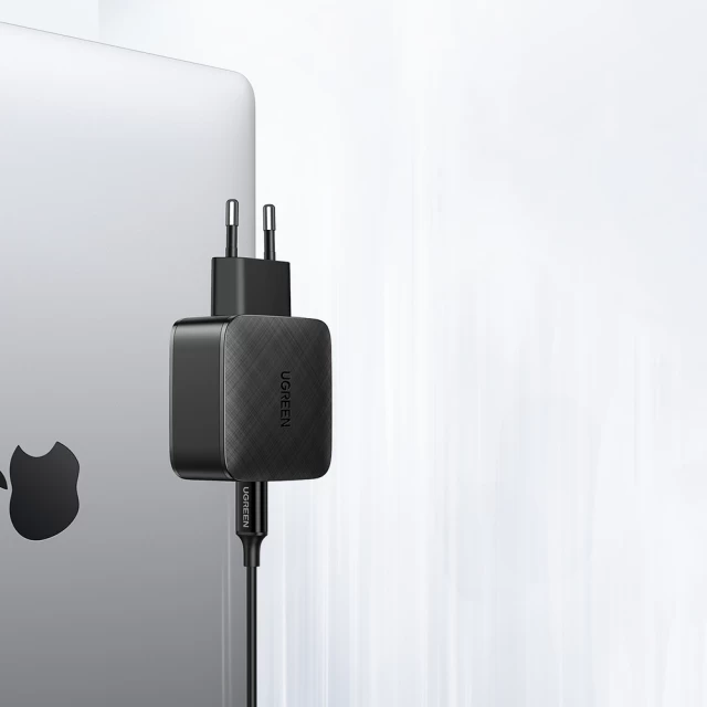 Сетевое зарядное устройство Ugreen FC/QC 65W USB-C with USB-C to USB-C Cable 2m Black (40156 CD217)