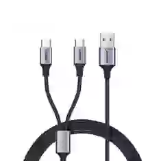 Кабель Ugreen USB-A to USB-C/micro USB 1m Black (UGR1379BLK)