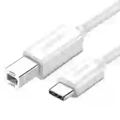 Кабель Ugreen US241 USB-C to USB-B 1.5m White (40417-Ugreen)