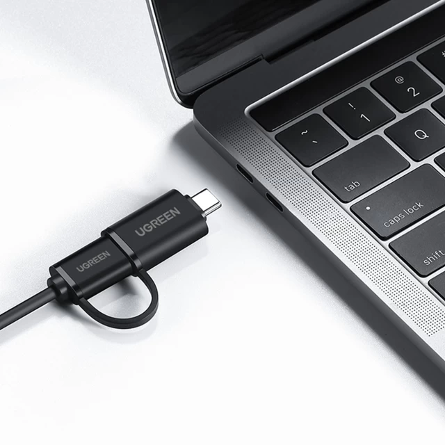 USB-хаб Ugreen 4-in-1 USB-C/USB-A to 4x USB-A 1m Black (6957303848508)