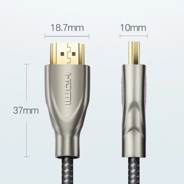 Кабель Ugreen 4K 60Hz HDMI to HDMI 1m Grey (6957303851065)