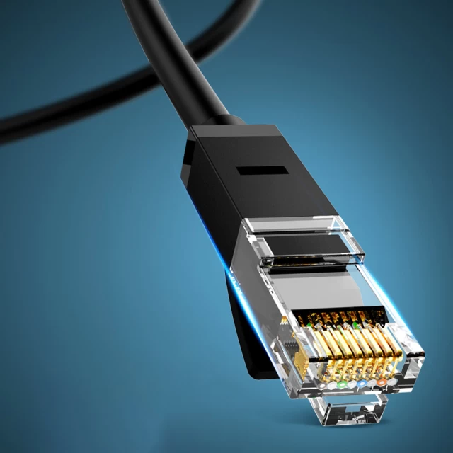 Кабель Ugreen LAN Ethernet Cat.6 8m Black (UGR214BLK)