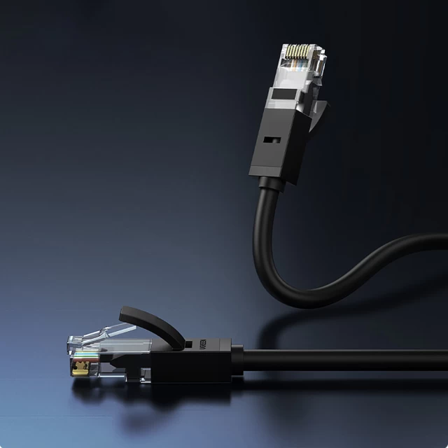 Кабель Ugreen LAN Ethernet Cat.6 10m Black (UGR215BLK)