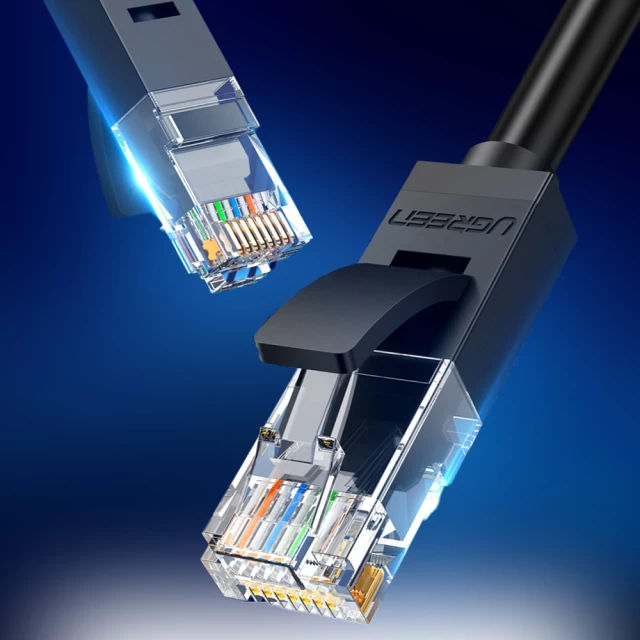Кабель Ugreen LAN Ethernet Cat.6 10m Black (UGR215BLK)
