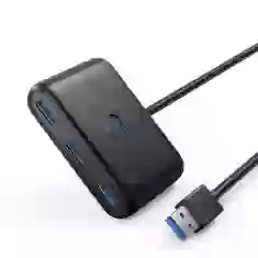 USB-хаб Ugreen 4x USB-A 3.0 0.25m Black (UGR1376BLK)