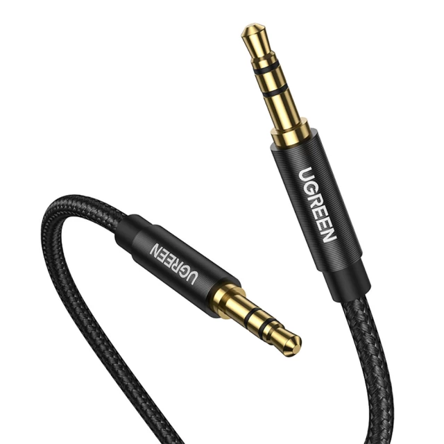 Кабель Ugreen Audio Cable 2x Mini Jack 2m Black (6957303853632)