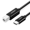 Кабель Ugreen USB-C to USB-B 480Mb/s 2m Black (6957303854462)