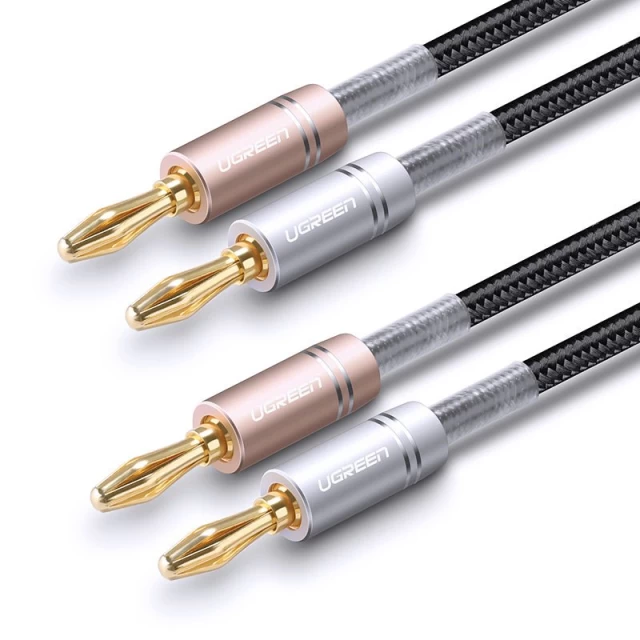Кабель Ugreen Two-channel Speaker Cable with Banana Plug Multicolor (UGR1363BAN)