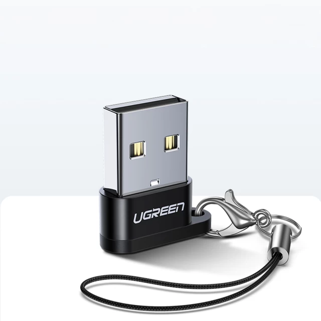 Адаптер Ugreen USB-A to USB-C Black (6957303855681)