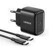 Сетевое зарядное устройство Ugreen 25W USB-C with USB-C to USB-C Cable 2m Black (50581)
