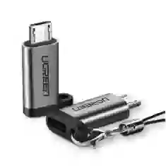 Адаптер Ugreen USB Type-C to micro USB Gray (6957303855902)