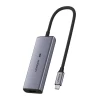 USB-хаб Ugreen 4-in-1 USB Type-C to 3x USB-A 3.2 Gen 1/HDMI 2.1 8K 30Hz Gray (UGR1213GRY)