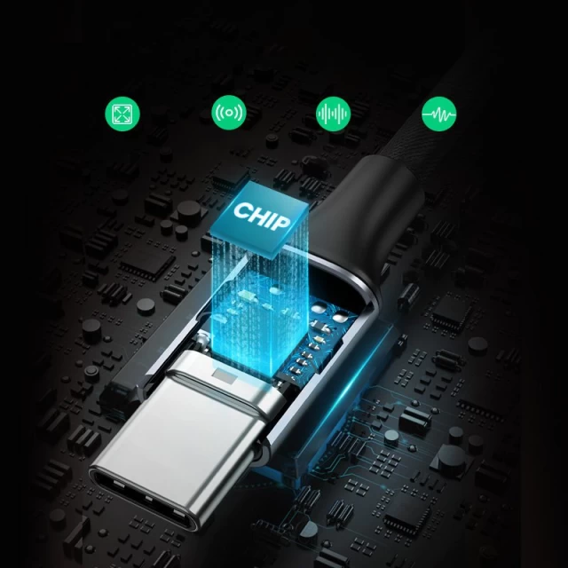 Адаптер Ugreen 3.5mm Mini Jack to USB Type-C 10cm Black (UGR1050BLK)
