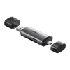 Кардридер Ugreen CM401 USB-C to SD/microSD Grey (50704)