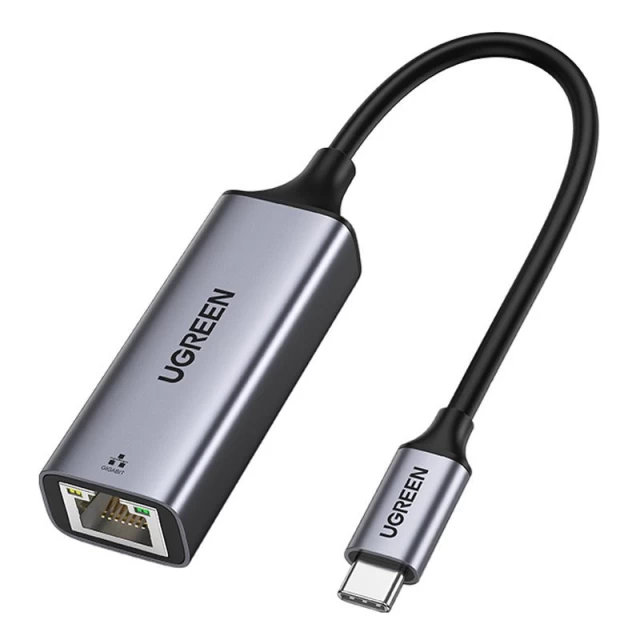 Адаптер Ugreen RJ45 to USB Type-C (1000Mbps/1Gbps) Gray (UGR277)
