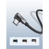 Кабель Ugreen USB-A to USB Type-C 3A 2m Gray (UGR1129BLK)