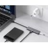 USB-хаб Ugreen USB HUB Splitter 4x USB-A with micro USB Power Port Gray (UGR191)