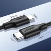 Кабель Ugreen USB Type-C 3A 0.5m Black (UGR135)