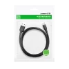 Кабель Ugreen Quick Charge USB-A to USB Type-C 3A 0.25m Black (6957303861149)