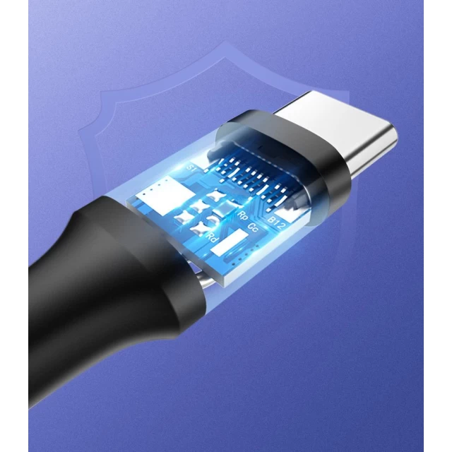 Кабель Ugreen USB-A to USB Type-C 3A 1.5m Black (6957303861170)