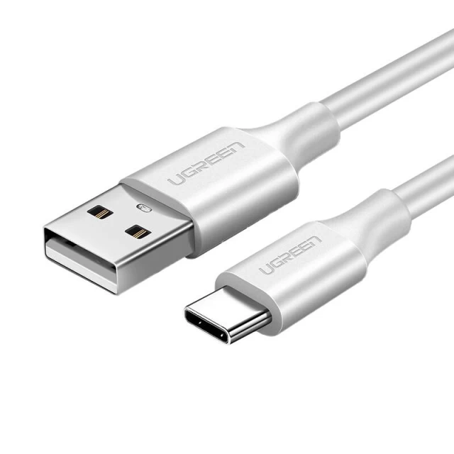 Кабель Ugreen US287 USB-A to USB-C Fast Charging 18W 2m White (60123)