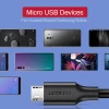 Кабель Ugreen US289 USB-A to microUSB Fast Charging 18W 0.5m Black (60135)