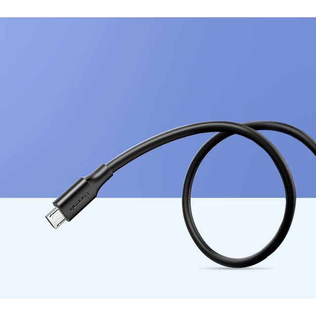 Кабель Ugreen USB-A to micro USB 2m Black (6957303861385)