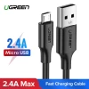 Кабель Ugreen US289 USB-A to microUSB Fast Charging 12W 2m White (60143-Ugreen)