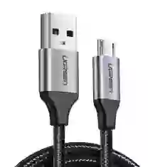Кабель Ugreen US290 USB-A to microUSB Fast Charging 18W 0.25m Black (60144)