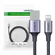 Кабель Ugreen US199 USB-A to Lightning 2.4A 1m Black (60156)