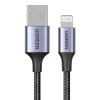 Кабель Ugreen US199 USB-A to Lightning 2.4A 1m Black (60156)