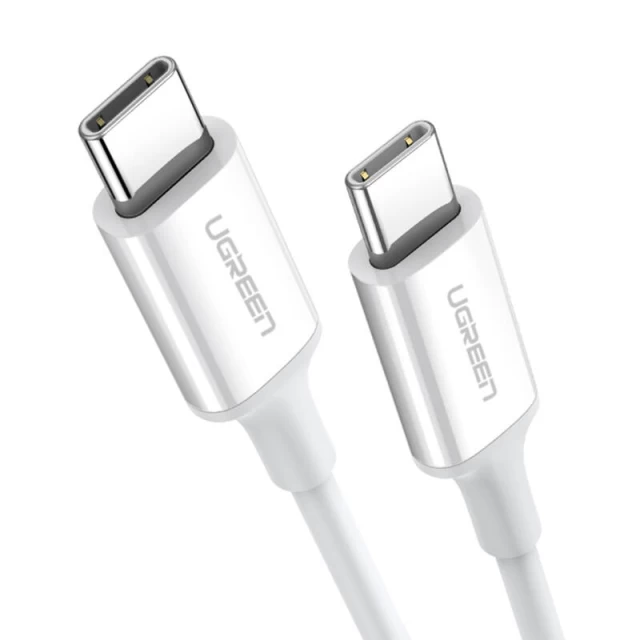 Кабель Ugreen US264 USB-C to USB-C 60W 0.5m White (60517)