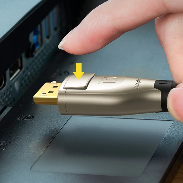 Кабель Ugreen DisplayPort 1.4 8K 1m Gold (UGR340)