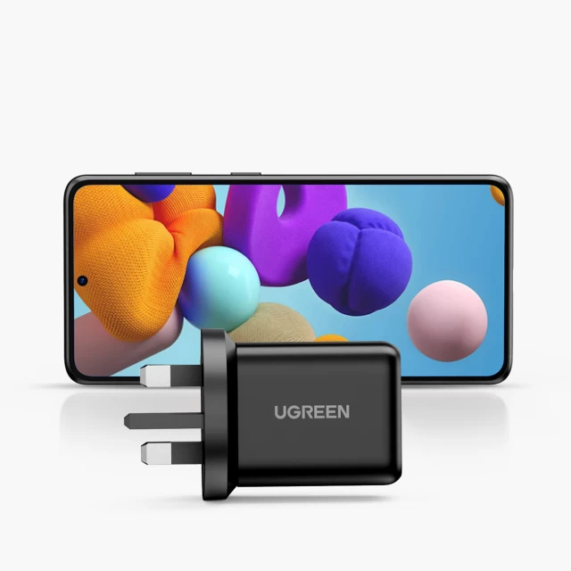 Мережевий зарядний пристрій Ugreen UK 18W USB-A Black (70165-ugreen)