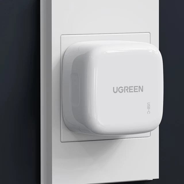 Мережевий зарядний пристрій Ugreen UK 30W USB-C White (70197-ugreen)