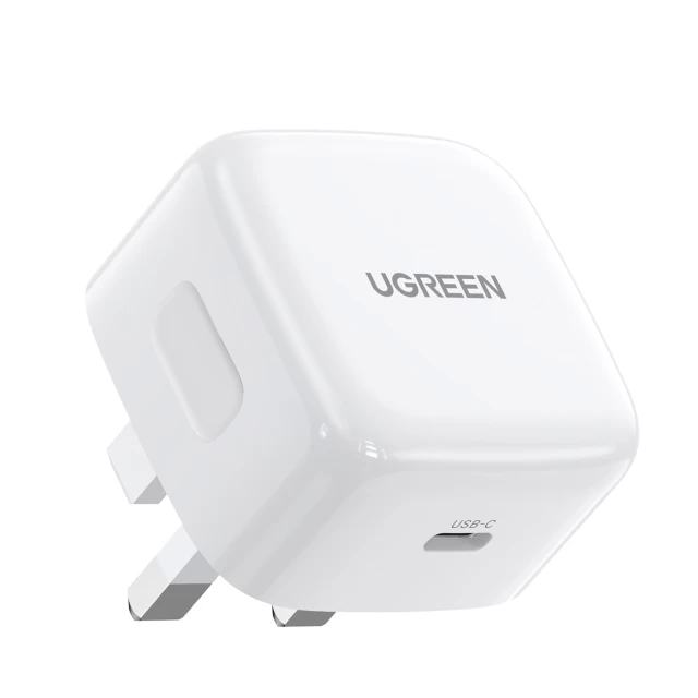 Мережевий зарядний пристрій Ugreen UK 30W USB-C White (70197-ugreen)