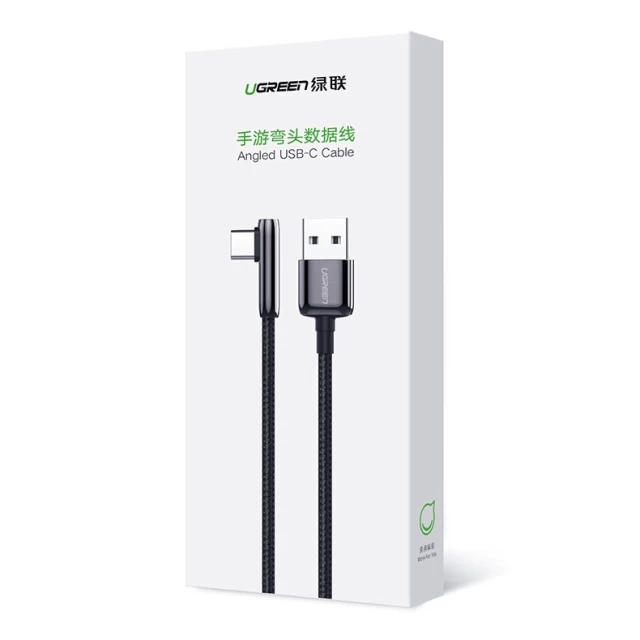 Кабель Ugreen Quick Charge USB-A to USB Type-C SCP FCP 5A 0.5m Black (UGR1334BLK)