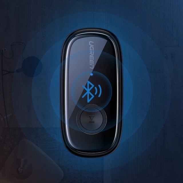 Аудиоадаптер Ugreen Bluetooth 5.0 Audio Receiver AUX Mini Jack Black (UGR442)