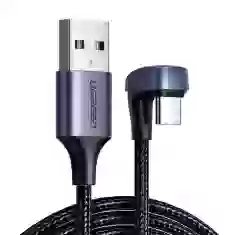Кабель Ugreen US311 Angled USB-A to USB-C 18W 2m Black (70315)