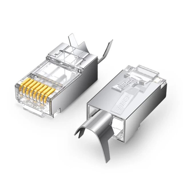 Модульна вилка Ugreen 10x Modular Plug RJ45 Plug 8P8C Cat 6A (UGR687)