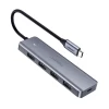 USB-хаб Ugreen HUB USB Type-C 4x USB-А with USB Type-C Power Port Gray (UGR293)