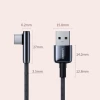Кабель Ugreen Quick Charge USB-A to USB Type-C AFC FCP 5A 0.5m Black (6957303874316)
