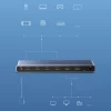 Адаптер-разветвитель Ugreen Matrix Switch Box 4x HDMI to 2x HDMI 4K Gray (UGR447)