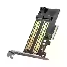 Адаптер карти розширення Ugreen PCIe 3.0x4 SSD M.2 M-Key | M.2 B-Key Black (70504-ugreen)