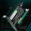 Адаптер карты расширения Ugreen PCIe 3.0x4 SSD M.2 M-Key | M.2 B-Key Black (70504-ugreen)