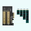 Адаптер карты расширения Ugreen PCIe 3.0x4 SSD M.2 M-Key | M.2 B-Key Black (70504-ugreen)