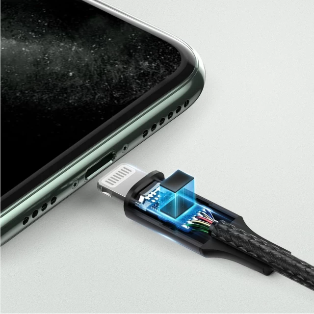 Кабель Ugreen AUX Lightning to 3.5mm Mini Jack 1m Gray (UGR682GRY)