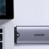 Відсік для твердотільного накопичувача Ugreen M.2 M-Key USB-C/USB-A Grey (6957303875320)