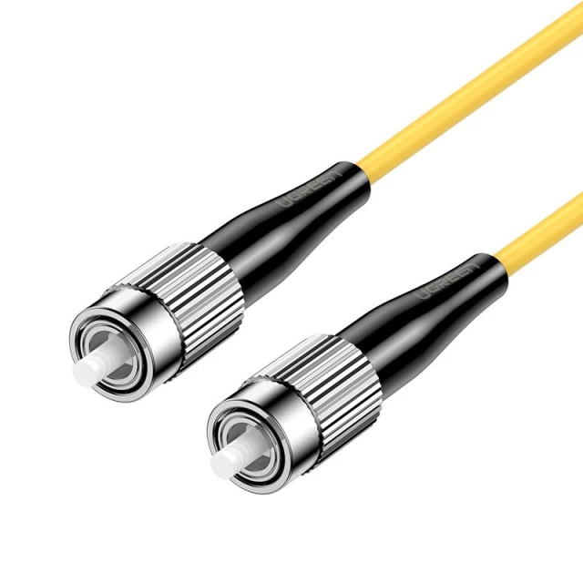 Патчкорд Ugreen FC-FC Single-mode Patchcord Optical Fiber 3m Yellow (UGR716YEL)